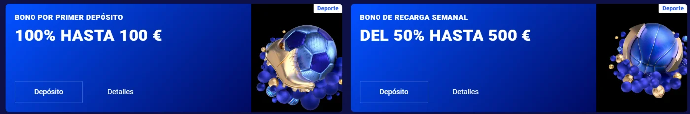 Frumzi Casino bonos deportivos con primer depósito y recarga semanal